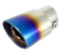 Tail Muffler Tip Silencer For R&ENAULT For Scenic 2 Stainless Steel Car Exhaust Muffler Tip Pipe Cover Tail Throat(3)
