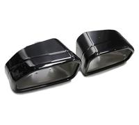 Tail Muffler Tip Silencer For X3 G01 X4 G02 30i 2022 X Series Exhaust Pipe Muffler Tips Exhaust System Nozzle Car End Pipes(Black)