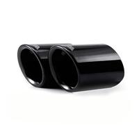 Tail Pipe 1 Pair For BMW 2006 2007 2008 2009 2010 E90 E92 325 Titanium Black Tail Tip End Pipe Exhaust Rear Muffler Exhaust Pipe
