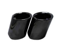 Tail Pipe 1 Pair For BMW 3Series E90 E92 325 325i 328i 2006-2010 Kit Car Titanium Tail Tip End Pipe Exhaust Rear Muffler Car Exhaust Tail(Black)