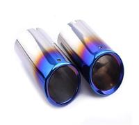 Tail Pipe 1 Pair For BMW F20 F22 2012 2013-2018 Chrome Plating Stainless Steel Car Exhaust Muffler Tip Pipes Covers Tips Car Exhaust Tail(2pcs Blue)