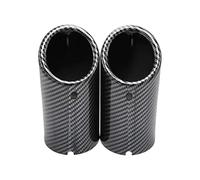 Tail Pipe 1 Pair For VW For Jetta For MK6 .4T 2012 2013-2015 Car Exhaust Tip Muffler Pipe Cover 70cm Stainless Steel Tailpipe Car Exhaust Tip(2pcs Carbon Fiber)