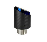 Tail Pipe 1 Pcs For BMW 3 Series I3 G20 325i 330i 2019+ Car Tail Throat Silencer Blue Plating Twill Matte Muffler Exhaust Nozzle Tip Exhaust Pipe