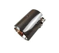 Tail Pipe 1 Pcs For F20 F21 F22 F23 F30 F32 F36 G20 G21 G30 G38 F87 For M2 F80 For M3 F82 For M4 Glossy Carbon Tail Of Exhaust Pipe Car Exhaust Tail(ID 70 OD 105MM)