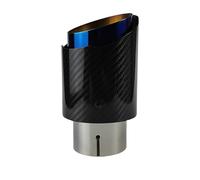 Tail Pipe 1 Pcs For Mercedes For Benz C Class W206 C200 C260 C300 C43 C63 For AMG 2022+ Car Plating Twill Glossy Muffler Exhaust Nozzle Tip Exhaust Pipe(63.5mm-114mm)