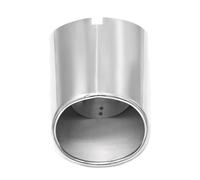 Tail Pipe 1 PCS For Toyota For RAV4 2020 2021 2022 2023 Exhaust Tip Muffler Stainless Steel Pipe Nozzle Exhaust Pipe(Silver)