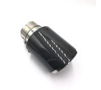 Tail Pipe 1pcs Car Accessories Stainless Steel Muffler Exhaust Tips For Glossy Carbon Pipe Car Exhaust Tail(ID 70mm-OD 114mm)