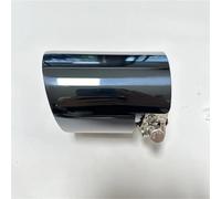 Tail Pipe 1pcs Exhaust Nozzle Electroplated Black Stainless Steel Length 120mm Large Diameter 114mm Open Car Muffler System AK Exhaust Tail Piece Tip(70mm-101mm)