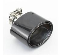 Tail Pipe 1pcs Exhaust Pipe Muffler Tail Throat 150mm Elliptical Large Diameter General Purpose Car Modification Exhaust Whistle(54mm out 105mm)
