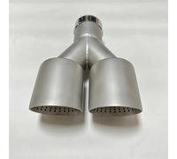 Tail Pipe 1pcs For Mercedes For Benz C Class W206 C200 C260 C300 C43 C63 2022+ Exhaust Pipe Sandblasted Tail Throat Silencer Y Type Car Exhaust Tip(67mm-89mm)