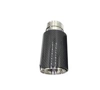 Tail Pipe 1PCS Glossy Black Carbon Fiber Rear Tail Exhaust Pipe Muffler Tip For BMW For M2 For M3 For M4 F30 F22 F32 F33 F36 F10 F12 Exhaust Whistle(ID 60-OD 80)