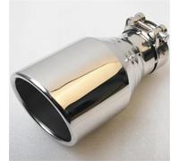 Tail Pipe 2.5" Inlet Universal Diesel Truck Exhaust Tip 4in Outlet X 9in Overall Length Stainless Steel Fits 2.5 Inch Outside Diameter Car Exhaust Tail(IN70-OUT101MM)