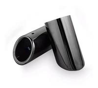 Tail Pipe 2pcs For Q7 For TDI For Quattro 2006 2007 2008 2009 2010-2013 Car Exhaust Pipe Chrome Stainless Steel Muffler Tip Exhaust Pipe(95mm Black)