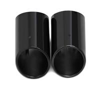 Tail Pipe 2pcs For Q7 For TDI For Quattro 2006 2007 2008 2009 2010-2013 Car Exhaust Pipe Muffler Tip Cover Stainless Steel Trim Car Exhaust Tail(Black)