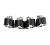 Tail Pipe 4 PCS For BMW For M2 For M3 For M4 G80 G82 G83 G87 Carbon Fiber Exhaut Tips Exhaust Pipes Muffler Tip Nozzle Car Exhaust Tip(Carbon Fiber D)