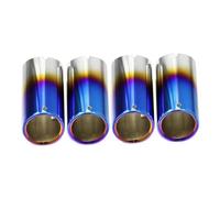 Tail Pipe 4 PCS/lot Car Exhaust Tip Trim Cover For BMW X5 G05 X6 G06 X7 G07 Tailpipe Nozzle Muffler Tuning Exhaust Tail Piece Tip(Blue)