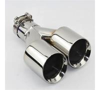 Tail Pipe Car Accessories 304 Stainless Steel Y-type Exhaust Pipe Muffler Double Parallel Tail Throat Suitable For BMW E90 E36 F30 Exhaust Whistle(66MM-114MM)