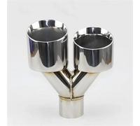 Tail Pipe Car Accessories Y-type Exhaust Pipe Muffler Double Outlet Throat Length Is Suitable For BMW E36 Exhaust Whistle(RIGHT 51MM-89MM)