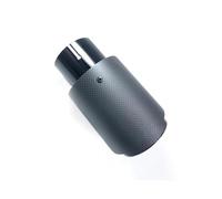 Tail Pipe Car Matte Carbon Fibre Exhaust System Muffler Pipe Tip Straight Universal Black Stainless Mufflers Decorations For End Exhaust Pipe(ID 73-OD 101)