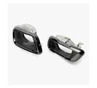 Tail Pipe Car Muffler Tip 1 Pair For BMW X5 G05 MSport 2019+ Chrome Black Exhaust Muffler Tips Set End Pipe Trim