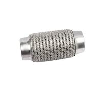 Tail Pipe Car Muffler Tip 2.0/2.5/3.0/3.5Inch With Interlock/Length 100mm 150mm 200mm Stainless Steel Exhaust Flexible Pipe Hose Tube Flex Coupler(L-200 ID-89 mm)