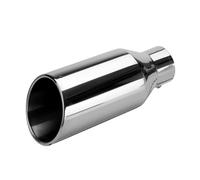 Tail Pipe Car Muffler Tip 3 Inch Inlet 5 Inch Outlet Exhaust Tip 12inch Length Tailpipe Anti-Corrosive Car Straight Exhaust Tail Throat Tailpipe Universal
