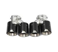 Tail Pipe Car Muffler Tip Quad Car Exhaust Pipe Carbon Fiber Exhaust Tip For BMW G42 M240i 2021+ Muffler Tip Tailpipe MPerformance(Carbon Fiber D)