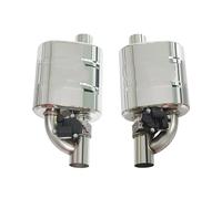 Tail Pipe Car Muffler Tip Universal Car Catback Exhaust Muffler Electric Control Valve Wireless Remote Controller Cutout 51 60 63 70 76MM Tools(2inch 51mm kit)