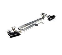Tail Pipe Dual Exhaust Pipe For BMW F10 F11 520i 523i 525i 528i 530i Up To Square 535i Look Exhaust Tip Muffler Tip Tailpipe Nozzle Car Exhaust Tip(Black)