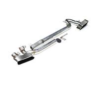 Tail Pipe Dual Exhaust Pipe For BMW F10 F11 520i 523i 525i 528i 530i Up To Square 535i Look Exhaust Tip Muffler Tip Tailpipe Nozzle Car Exhaust Tip(Silver)