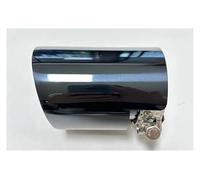 Tail Pipe Exhaust Pipe Cap 1pcs Exhaust Nozzle Black Stainless Steel Length 120mm Large Diameter 114mm Open Car Muffler Car Muffler Tail Throat Pipe(60mm-89mm)