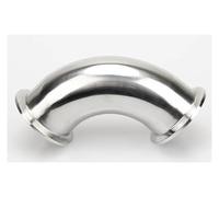 Tail Pipe Exhaust Pipe Cap 3/4" 1” 2” 3“ 19Mm-63Mm OD Tri Clamp Ferrule 90 Degree Elbow Pipe Fitting Stainless Steel 304 Tail Throat Pipe(19mm x ferrule 50.5)