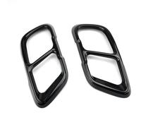 Tail Pipe Exhaust Pipe Cap For BMW X5 G05 For X6 G06 X7 G07 2019-2022 Car Exterior Accessories Tail Back Exhaust Muffler Tip Pipes Protective Covers Trim Tail Throat Pipe(Black)