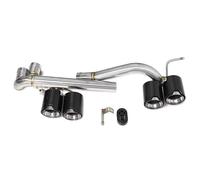 Tail Pipe For BMW E90 E92 E93 320i 325i Changed M3 M4 304 Stainless Steel Quad Car Exhaust Pipe Exhaust Pipe(Carbon Fiber B)