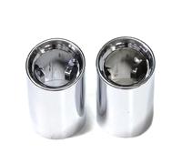 Tail Pipe For BMW For X3 G01 For X4 G02 2019 2020 2021 2022 Car Exhaust Tip Tips Muffler Stainless Steel Pipe Nozzle Exhaust Pipe(Silver)