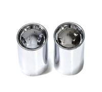 Tail Pipe For BMW For X3 G01 X4 G02 2019-2022 Exhaust Tips Muffler Stainless Steel Exhaust Pipe Nozzle Car Exhaust Tip Exhaust Muffler(Silver)