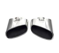Tail Pipe For BMW For X5 2008-2013 Modified High-end Square Tail Nozzle Mouth Stainless Steel Throat Exhaust Pipe Car Exhaust Tail