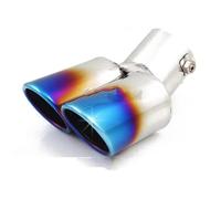 Tail Pipe For Kia For Rio 2012 2013 2014 2015 1pcs Car Twins Rear Exhaust Tip Muffler Tail Pipe Throat Modification Exhaust Pipe(D)