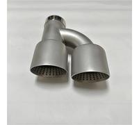 Tail Pipe For Land For Rover For Range For Rover For Vogue 2005-2009 Car Exhaust Pipe Tail Throat Silencer H Type Double Outlet Car Exhaust Tail(Left 63mm-101mm)