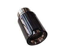 Tail Pipe For M2 M3 M4 M5 M6 Performance Universal Silver Inner PipeOne Pcs Glossy Carbon Fiber Tail Exhaust Tip Exhaust Pipe Adapter(ID 60MM-OD 93MM)