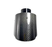 Tail Pipe For Nozzles Muffler Tip Car Universal Exhaust Systems Stainless Steel Carbon Tailpipe Outlet 130MM Exhaust Pipe(ID 54mm-OD 89mm)