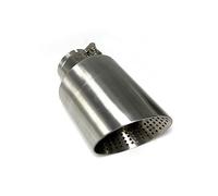 Tail Pipe Muffler 1 Pcs For Golf 7 Gti Mk7 Matte Stainless Steel Car Muffler Tip Exhaust System Pipe Nozzle Universal 57mm 60mm 63mm(51MM IN 76MM OUT)