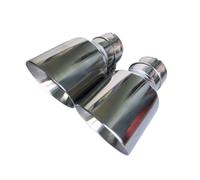 Tail Pipe Muffler 1PCS Inlet 48MM 51MM 54mm 57MM 60MM 63MM 66MM 70MM 73MM 76MM Universal Stainless Steel Exhaust Tip Muffler Pipe For BENZ(51MM IN 89MM OUT)