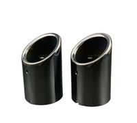 Tail Pipe Muffler For KUGA 2013 2014 2015 2016 2017 2018 2019 2pcs Car Stainless Steel Car Exhaust Pipe Cover Tail Throat Exhaust Tailpipe Muffler Exhaust Tailpipes(Black)
