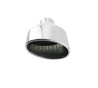 Tail Pipe Universal Car Exhaust Tip For Stainless Steel Rolled Oval Outlet Slant End Pipe Car Exhaust Tail(Silver left)