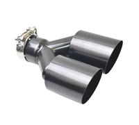 Tail Pipe Universal Muffler 304 Stainless Steel Automotive Parts Import Dual Rear Exhaust Tailpipe(70MM IN-102MM OUT)