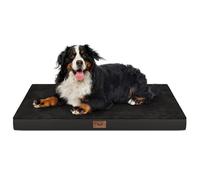 Tail Stories Orthopedic Dog Cage Bed for Extra Large Dogs, XXL, Waterproof, Comfort Pet Bed with Egg Crate Foam, 47.2 x 29 inch, Removable Oxford Cover, Black