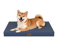 Tail Stories Outdoor Dog Bed for Medium Dogs, Waterproof Dog Cage Bed for Puppy Beds, Orthopedic Egg Crate Foam Pet Bed with Washable and Removable Oxford Cover