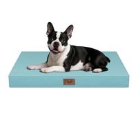 Tail Stories Outdoor Dog Bed for Small Dogs, Waterproof Dog Cage Bed for Medium Dogs Cats, Orthopaedic Egg Crate Foam Pet Bed with Washable, Removable Oxford Cover