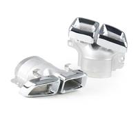 Tail Throat 1 Pair Car Exhaust Tail Pipe Muffler Tips Stainless Steel Tail Throat For Mercedes For Benz For ML W166/ GL X166 2014-2015 Car End Pipe